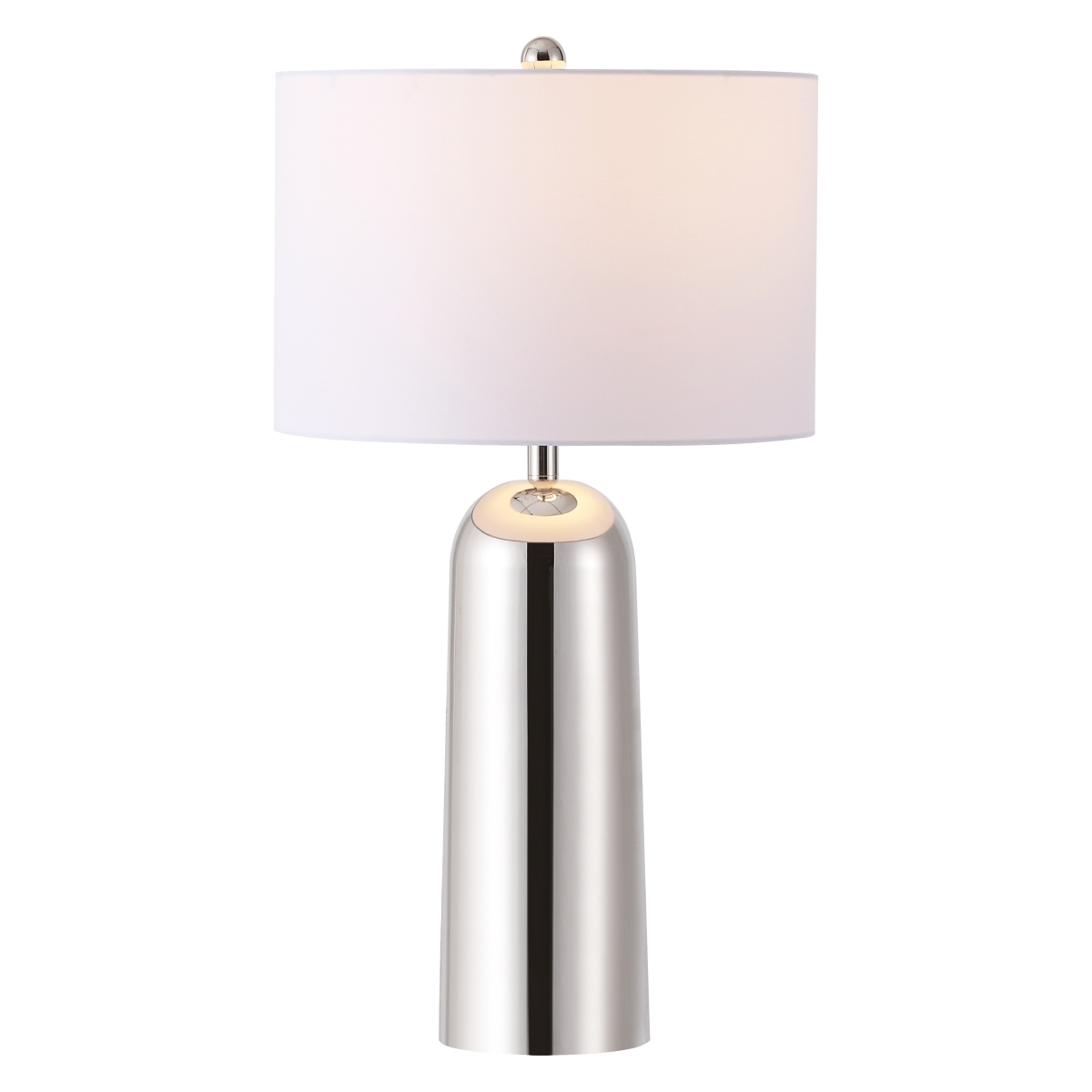 Safavieh Couture Chadric Metal Table Lamp - Silver/White - Image 2
