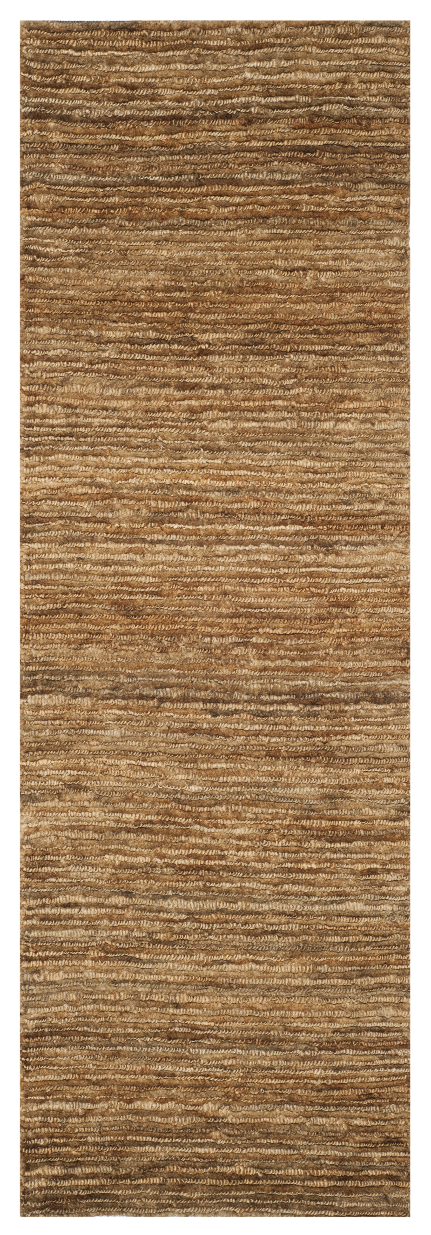 Arlo Home Hand Knotted Area Rug, ORG214A, Natural,  2' 6" X 8' - Image 0