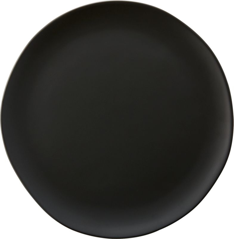 Crisp Matte Black Dinner Plate Set of 8 - Image 6