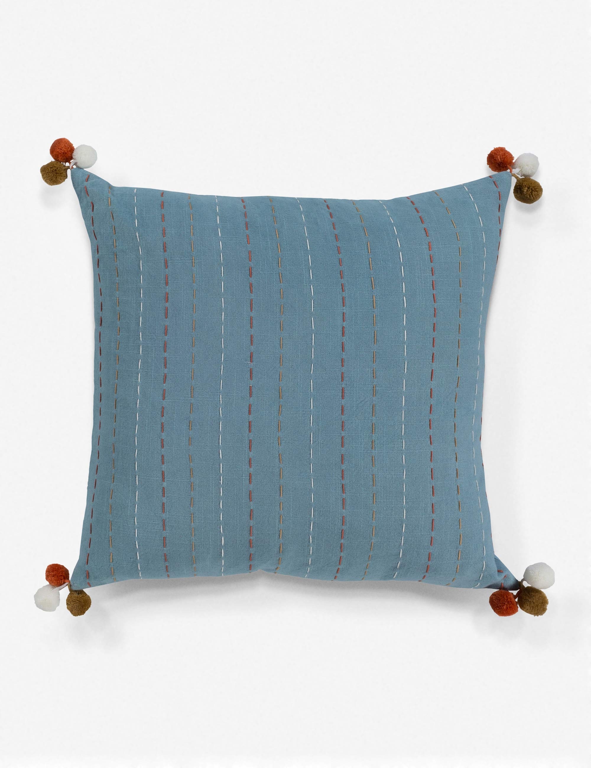 Zeba Pillow, Blue 20" x 20" - Image 0