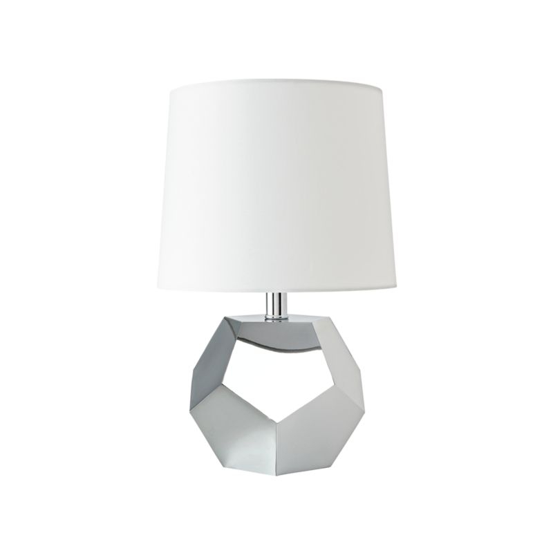 Geometric Silver Lamp - Image 5