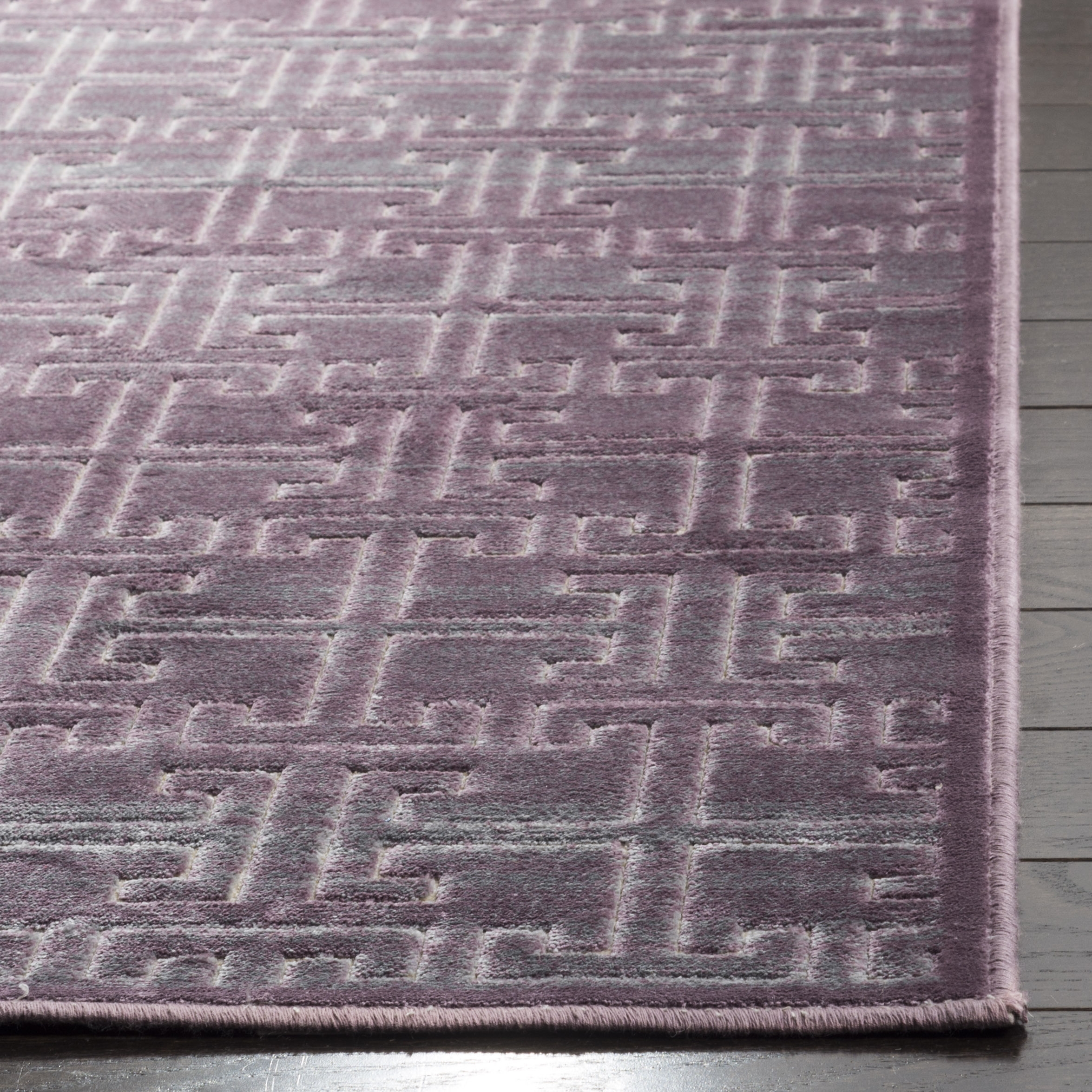 Arlo Home Woven Area Rug, PAR166-840, Mauve/Multi,  8' X 11' 2" - Image 1