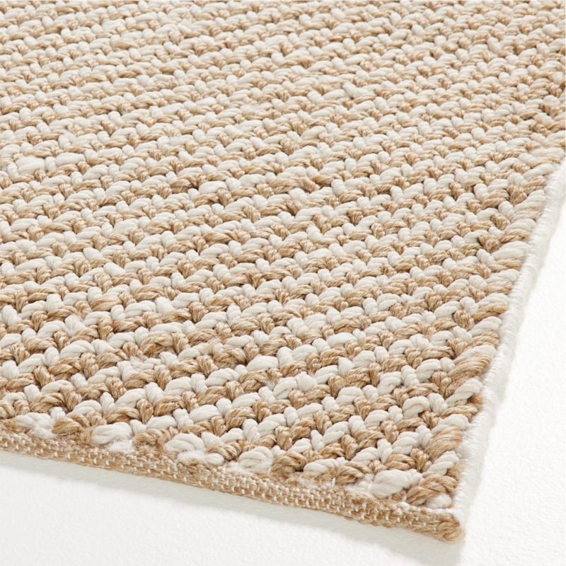 Genoa Performance Tan Brown Indoor/Outdoor Area Rug 6'x9' - Image 2