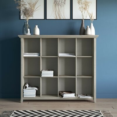 Seo 48" H x 57" W Solid Wood Cube Bookcase - Image 0