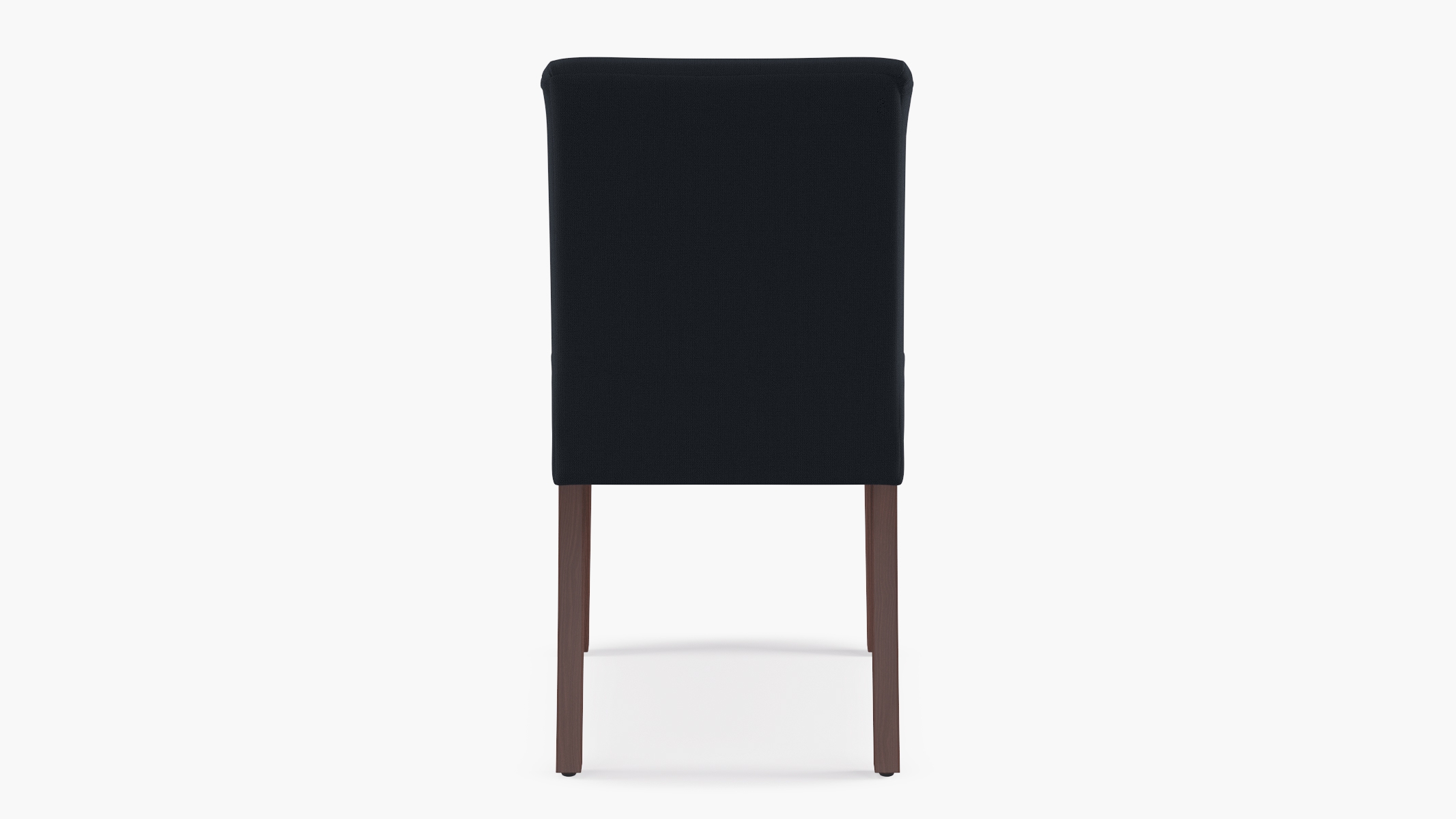 Classic Dining Chair, Navy Everyday Linen, Espresso - Image 3