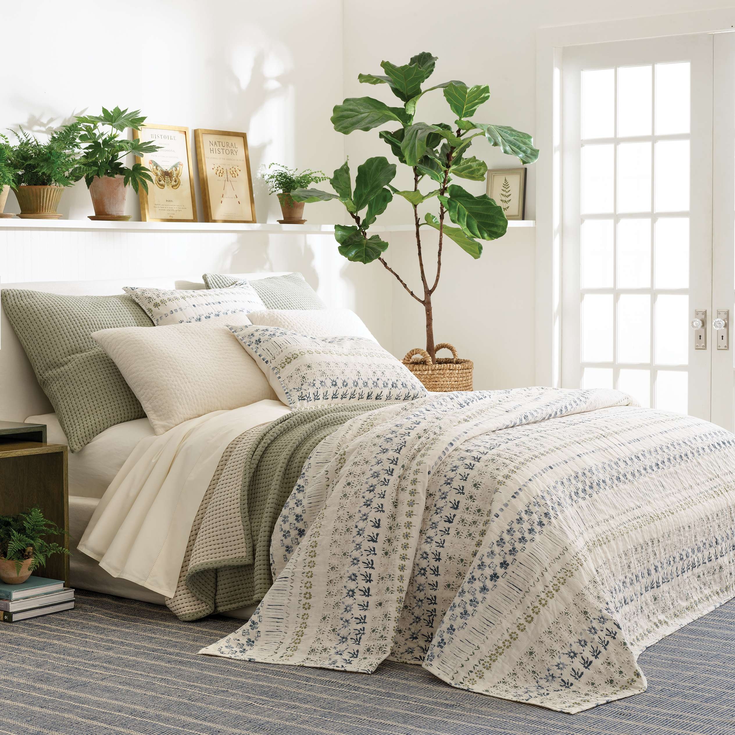 Hawthorn Neutral Coverlet - Image 1