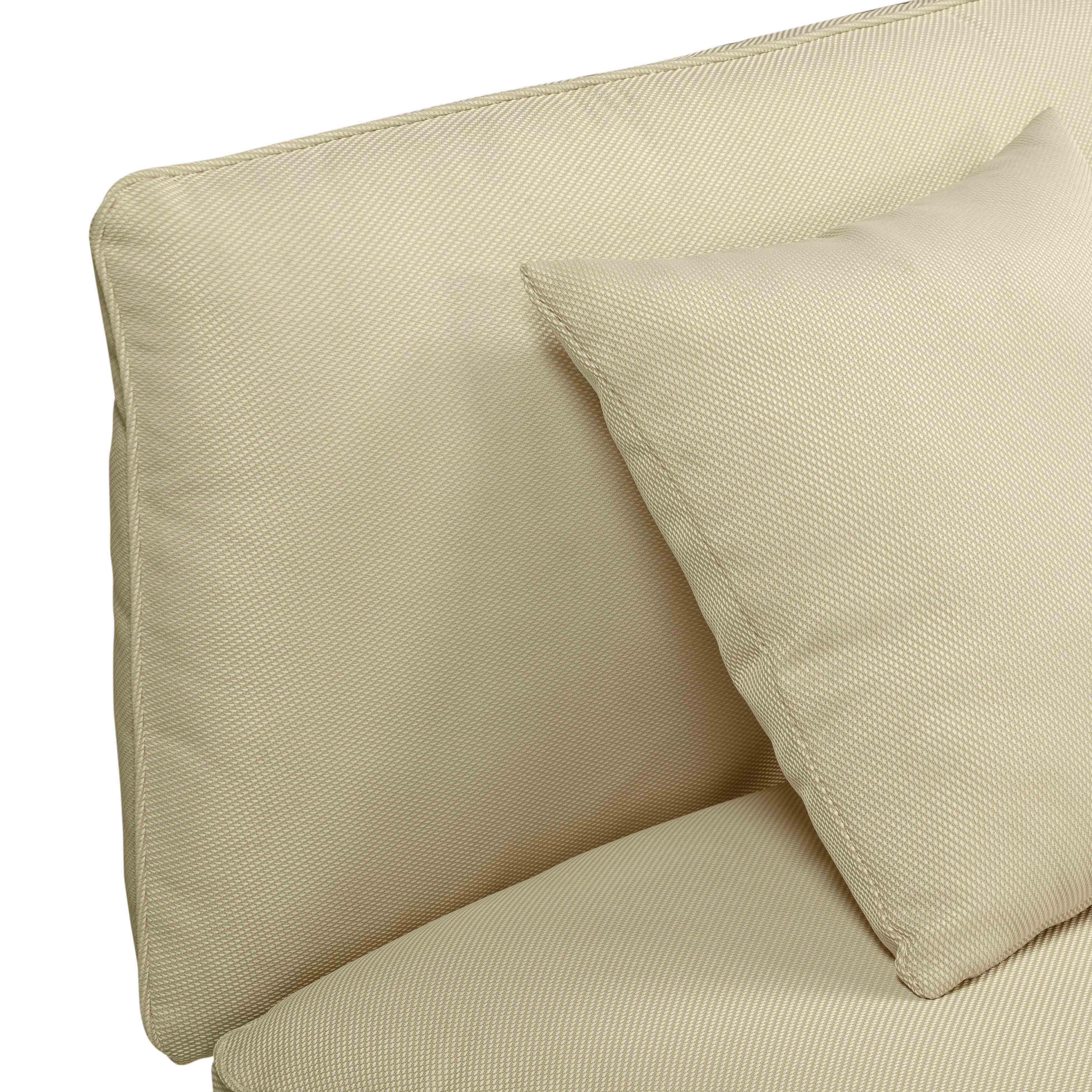 Katti Beige Outdoor Loveseat - Image 3