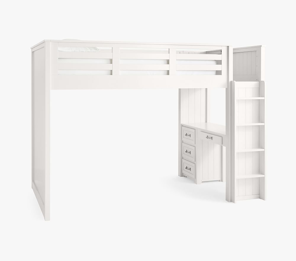 Belden Loft Bed, Full, Simply White, In-Home Delivery - Image 0