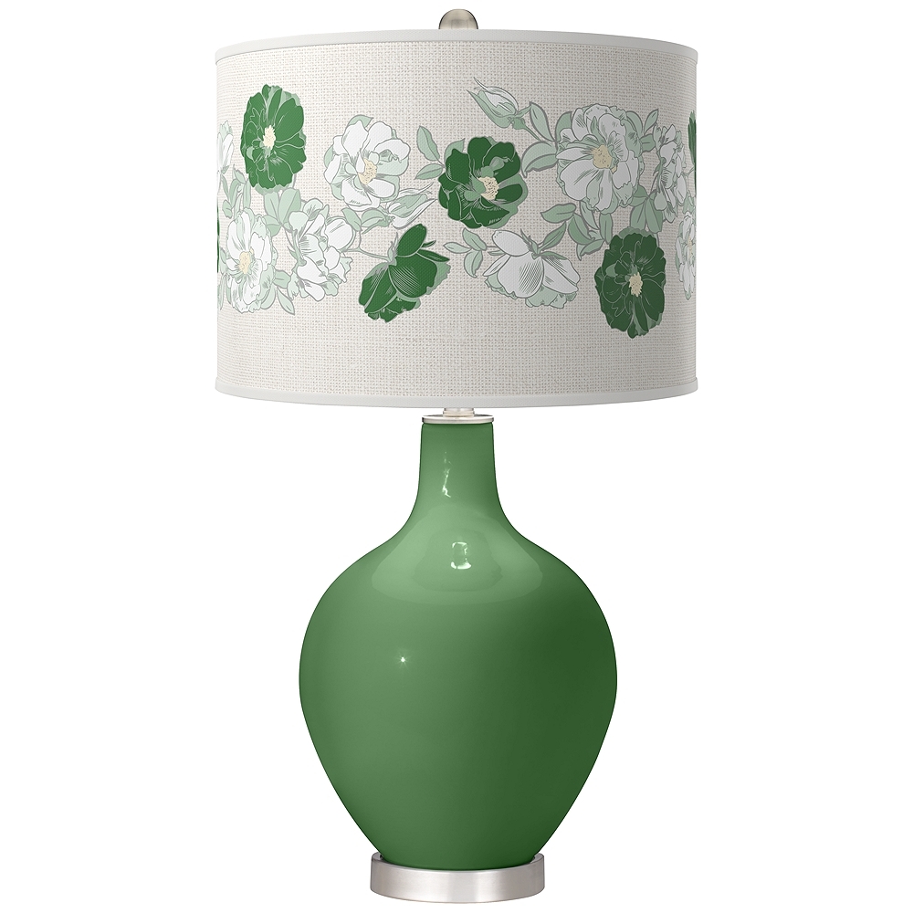 Garden Grove Rose Bouquet Ovo Table Lamp - Image 0
