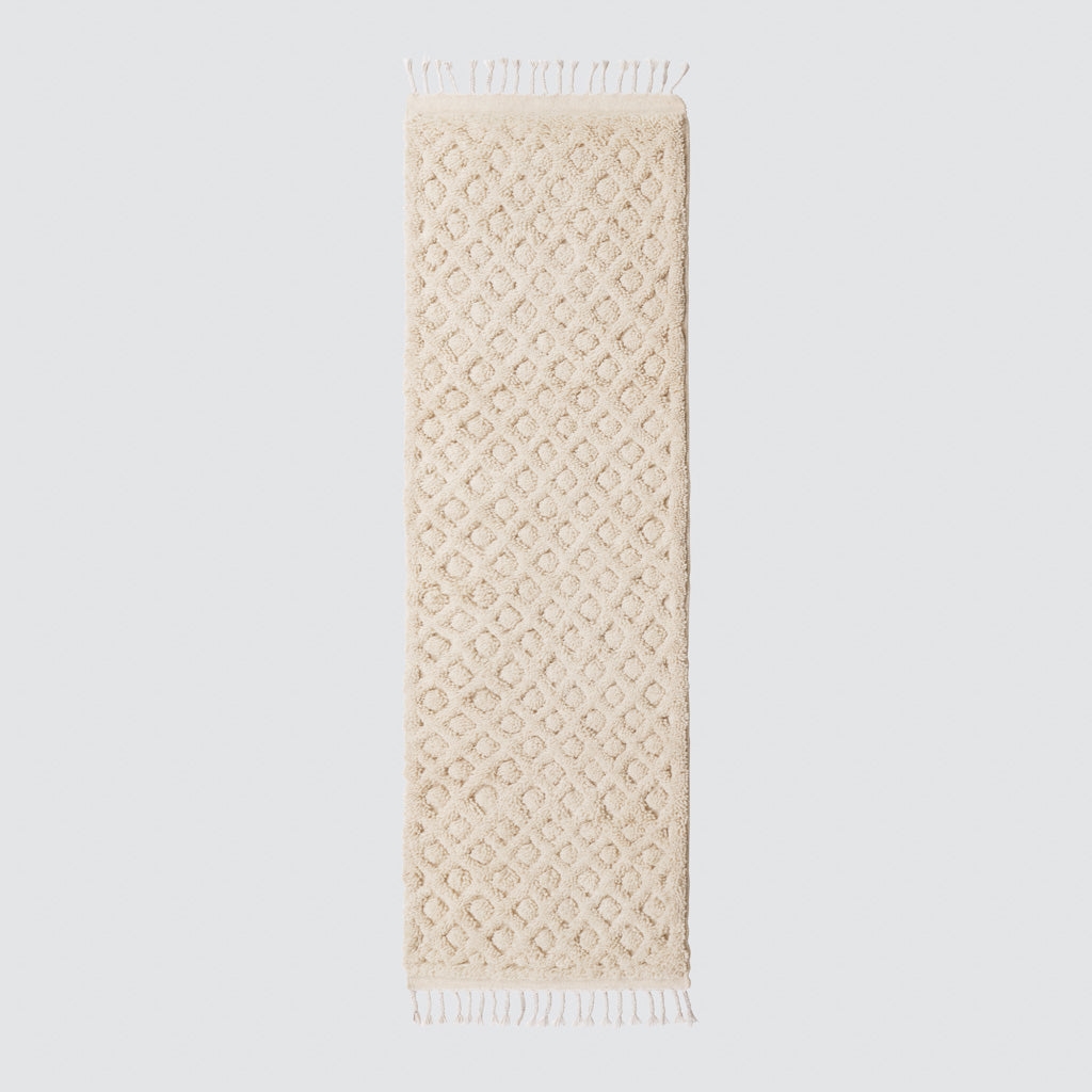 The Citizenry Leena Hand-Knotted Beni Ourain Accent Rug | 3' x 5' | Ivory - Image 4