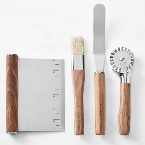 Williams Sonoma Olivewood Pastry Tools, Set of 4 - Image 0