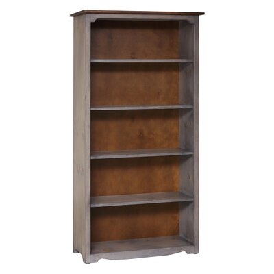 Millar 72" H x 37" W Solid Wood Standard Bookcase - Image 0