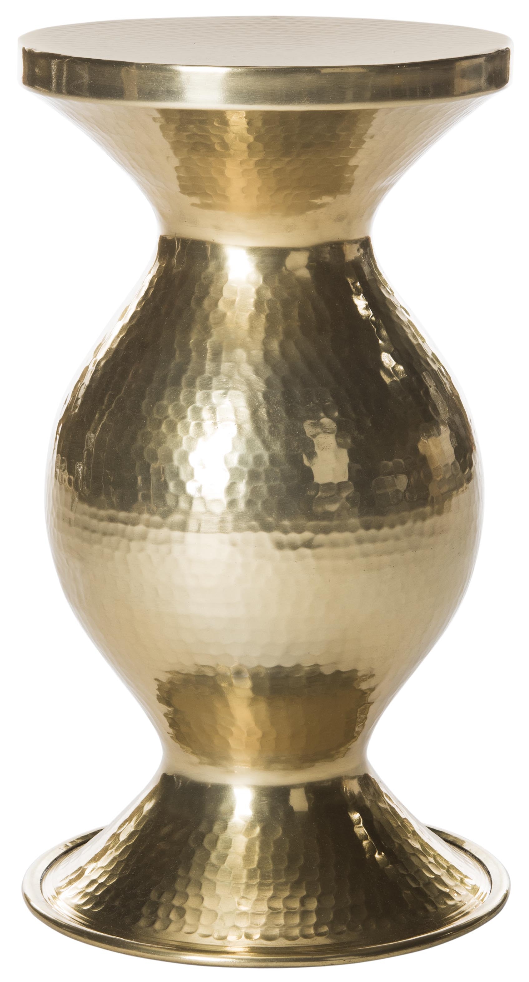 Janus Hammered Stool - Gold - Safavieh - Image 2