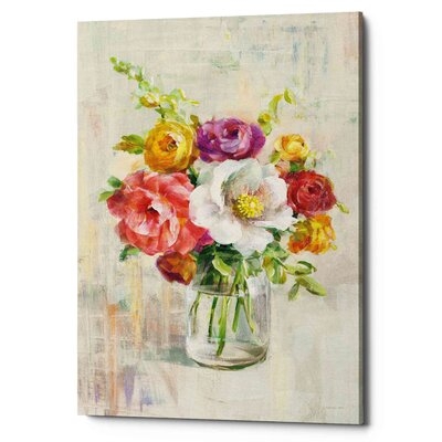 Summer Treasures I Crop - Wrapped Canvas Painting Print - Image 0