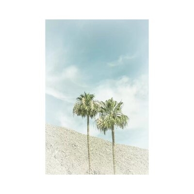 Palm Trees In The Desert | Vintage by Melanie Viola - Gallery-Wrapped Canvas Giclée - Image 0