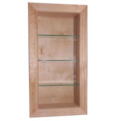 Durango Solid Wood Recessed Bathroom Shelves - Image 0