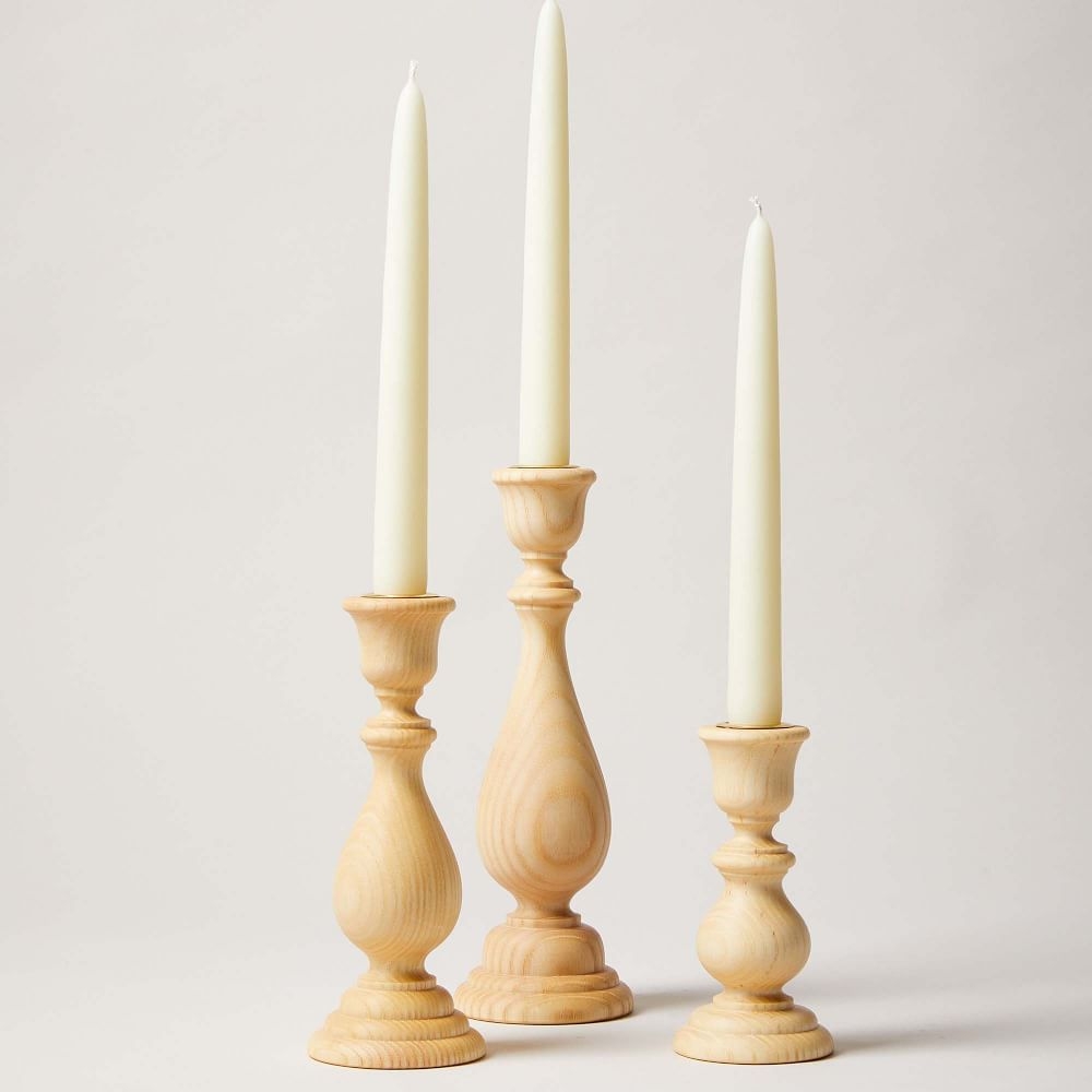 Essex Candlestick Natural Small Each - Image 0