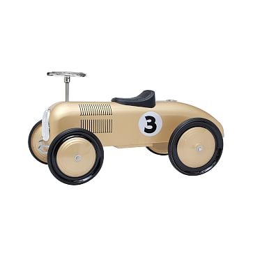 Steel Pedal Race Car, Gold - Image 1