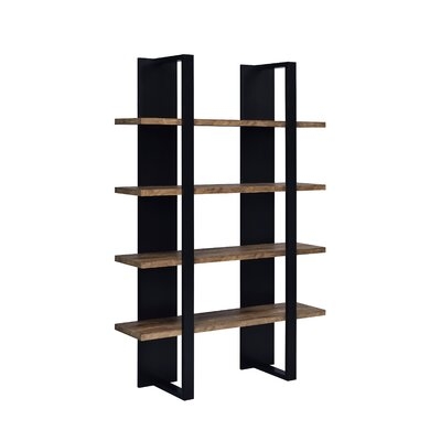 Gallivat 4-Shelf Two-Tone Bookcase - Image 0