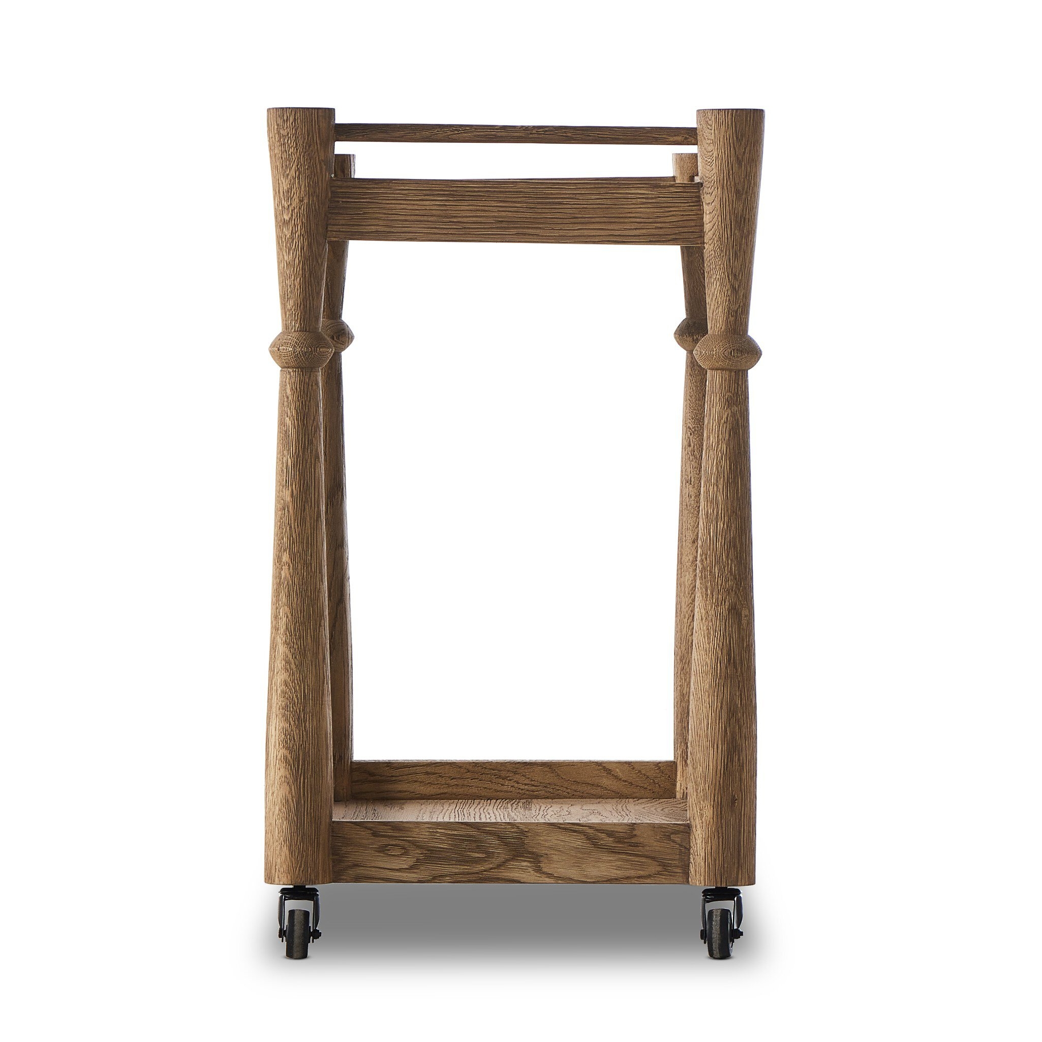 Alamosa Bar Cart - Light Wash Oak - Image 3