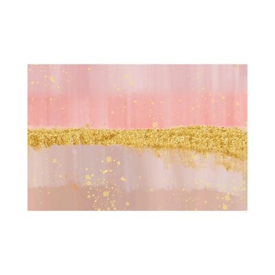 Pink And Gold Dust by Alison Frank - Gallery-Wrapped Canvas Giclée - Image 0