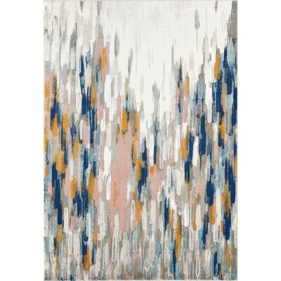 Seldovia Abstract Cream Area Rug - Image 0