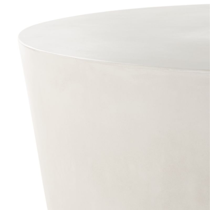 Cap Ivory Cement Side Table - Image 4