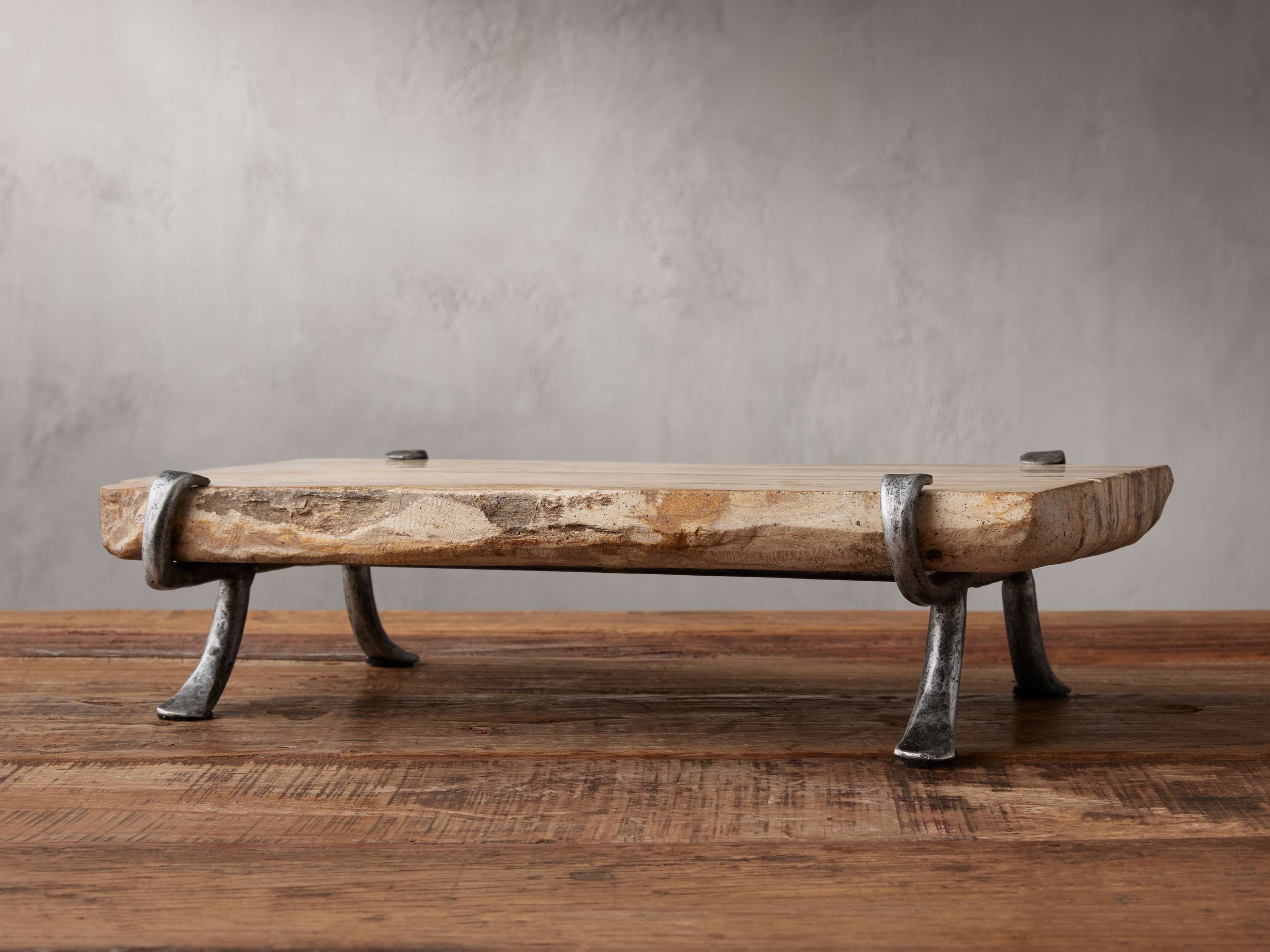 Petrified Wood Serving Board in Brown - Image 0