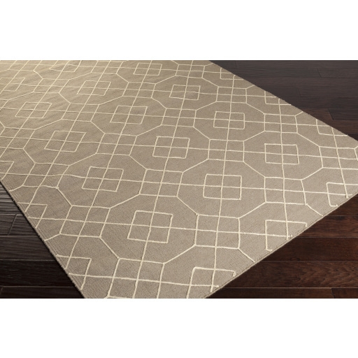 Seabrook Gray Indoor 3'6" x 5'6" Handmade Rug - Image 2