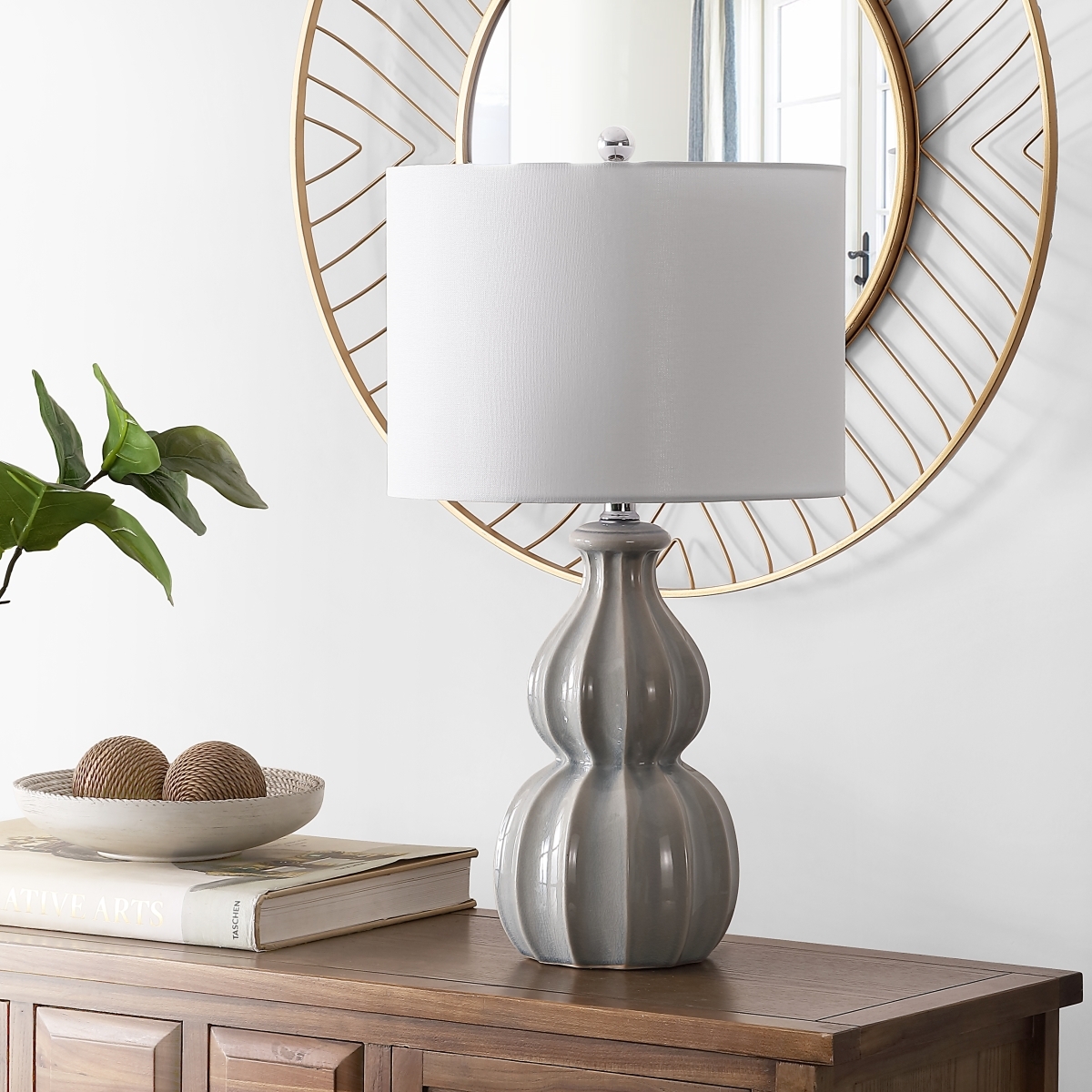 Wade 25.5" Table Lamp - Grey - Safavieh - Image 1