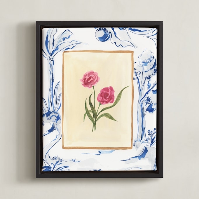 Toile Blooms 1 Limited Edition Fine Art Print 2 - Image 0