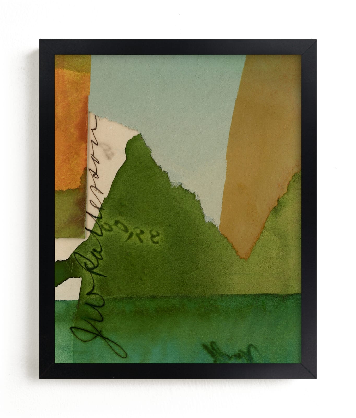 Aqua Hills I Limited Edition Fine Art Print 2 - Image 0