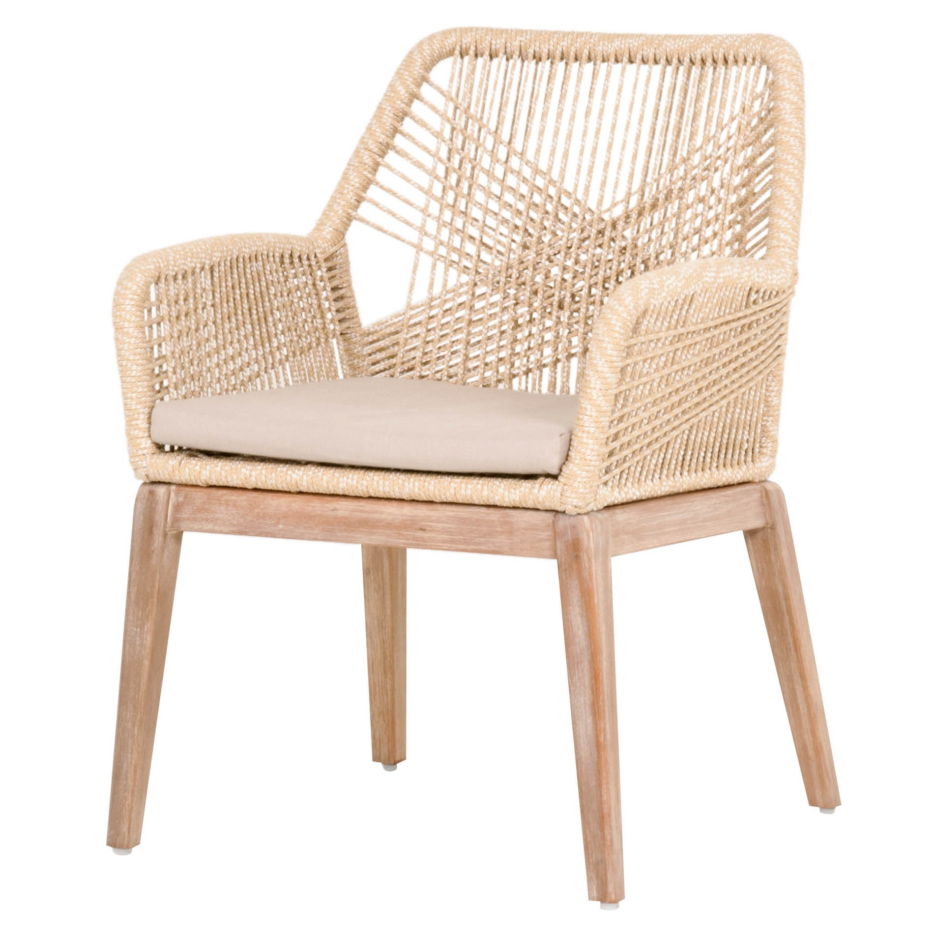 London Arm Chair, Sand (Set of 2) - Image 1