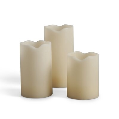 6 Piece LED Unscented Flameless Candle Set - Image 0