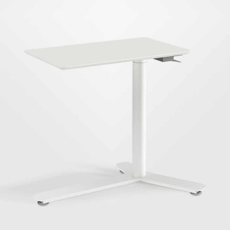 Humanscale ® Float Mini White Adjustable Standing Desk - Image 1