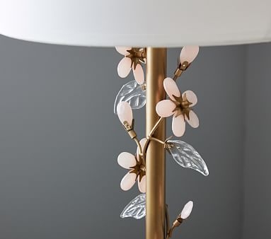 Grace Pink Flower Floor Lamp - Image 2