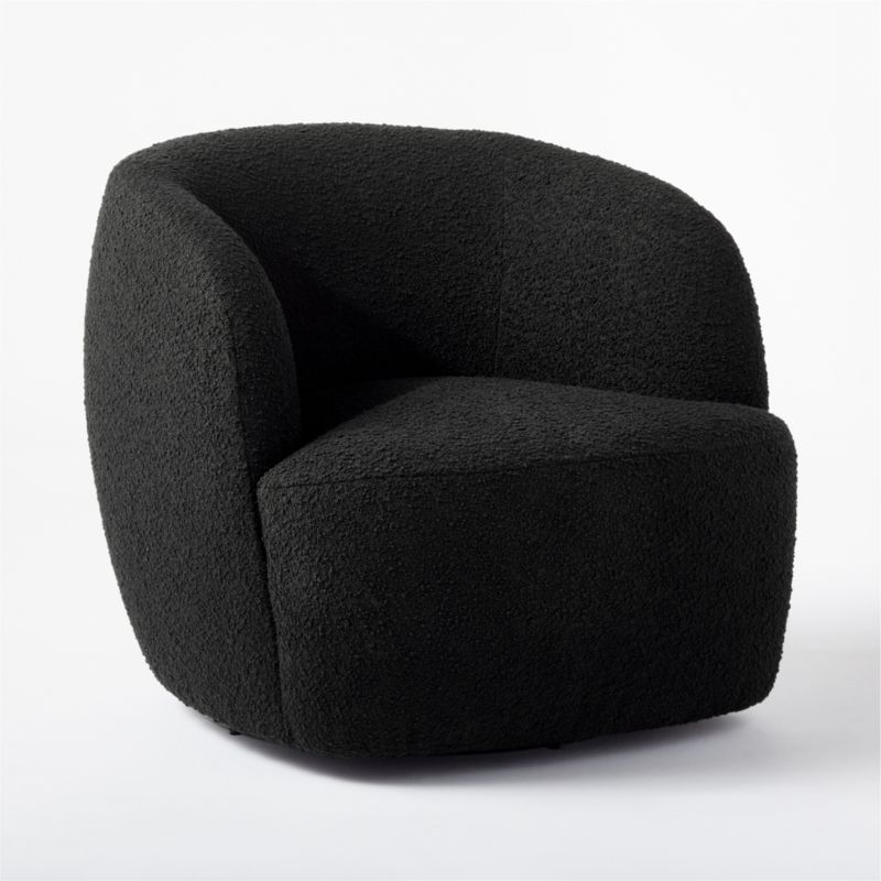 Gwyneth Black Boucle Chair - Image 0
