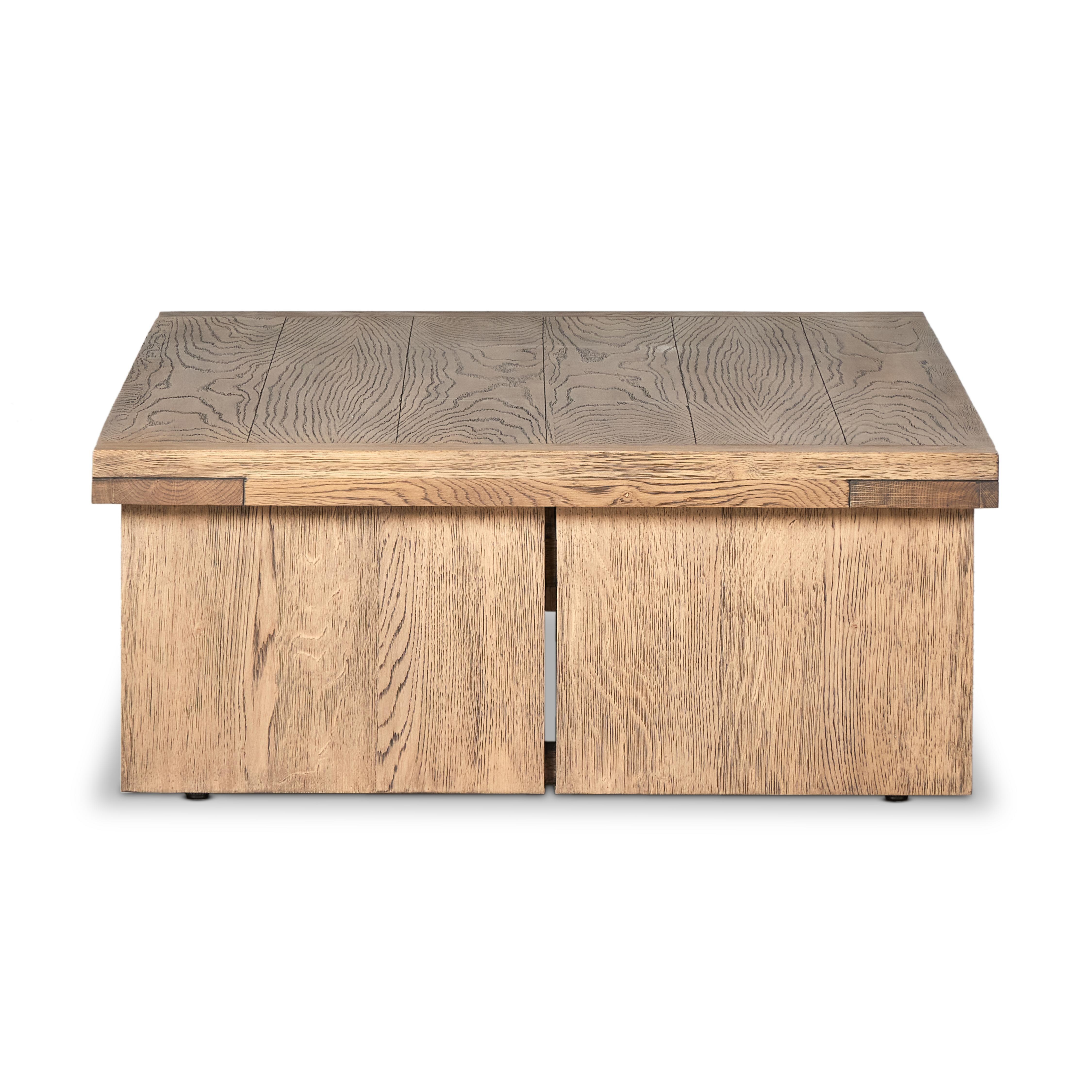 Warby Coffee Table-Worn Oak - Image 4