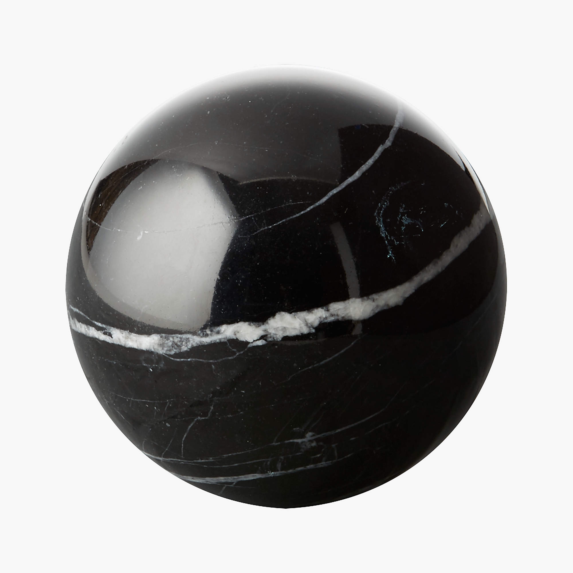 Black Marble Sphere - Image 1