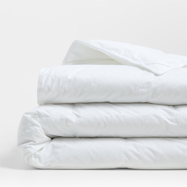 Classic Organic Cotton Down-Alternative Heavyweight Full/Queen Duvet Insert - Image 0