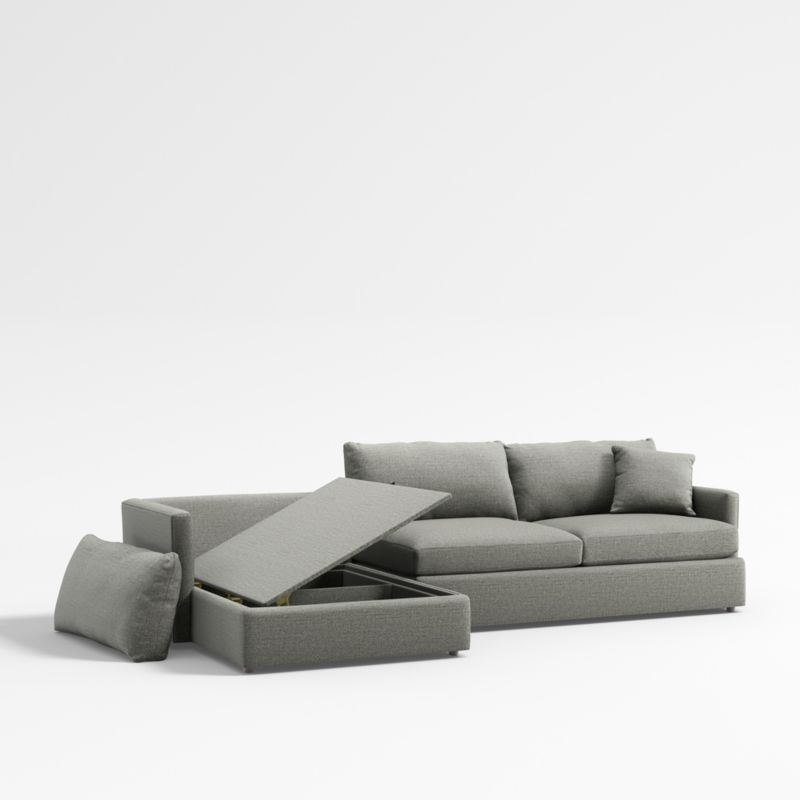 Lounge 2-Piece Sectional Sofa with Left-Arm Storage Chaise - Image 1