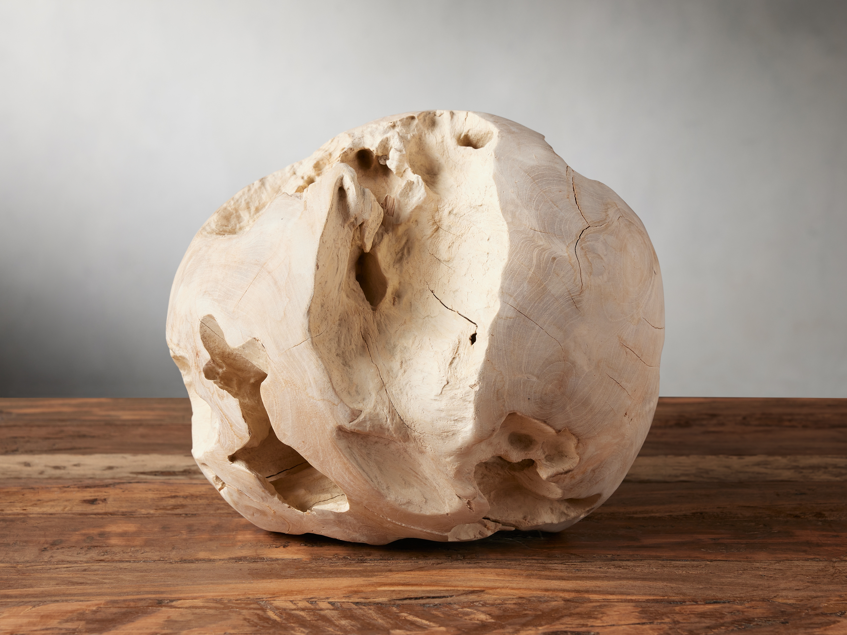 Etta Sphere in Natural Wood Extra Large - Image 0