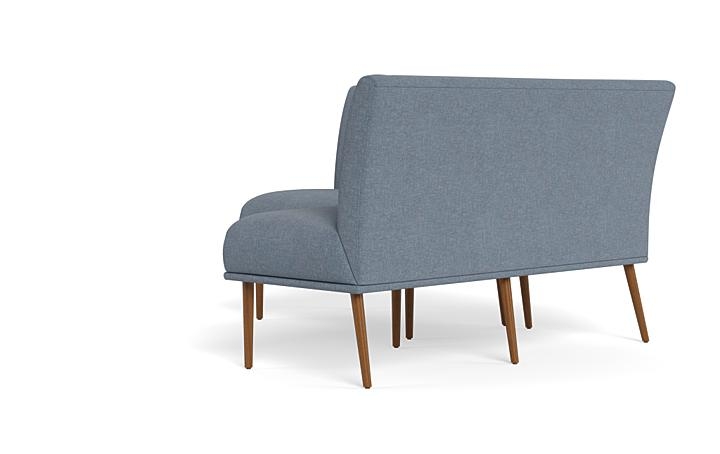 Dorian Upholstered Petite Right Banquette with Tufting Option - Image 2