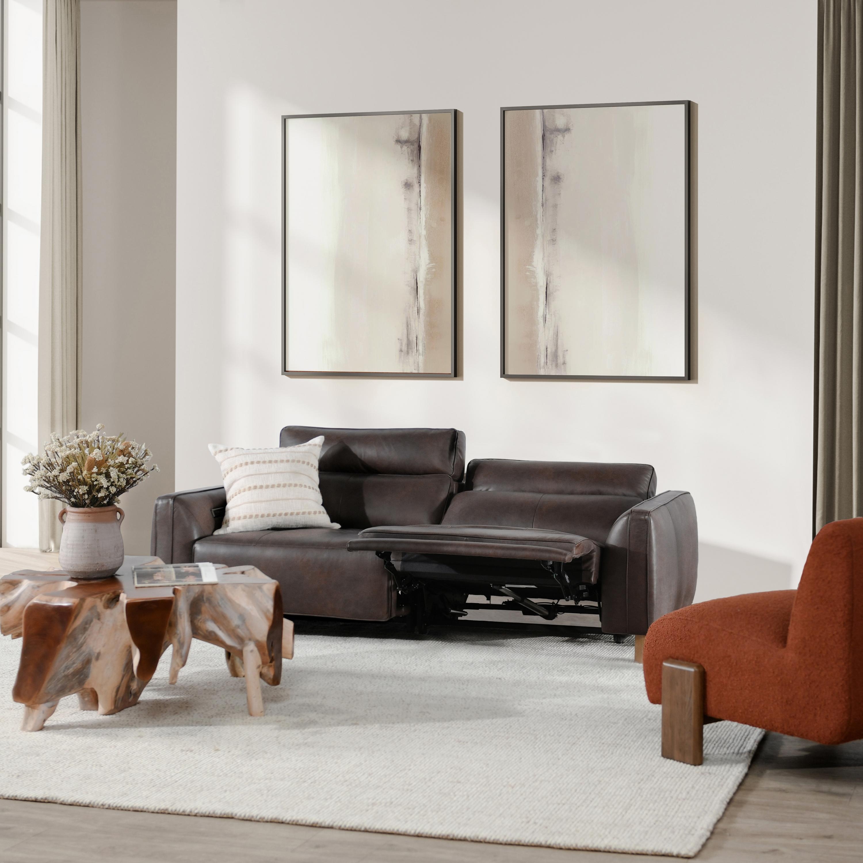 Conway 2pc Power Recliner Sofa Brown - Image 12