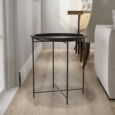 Chaia Tray Top Cross Legs End Table - Image 0