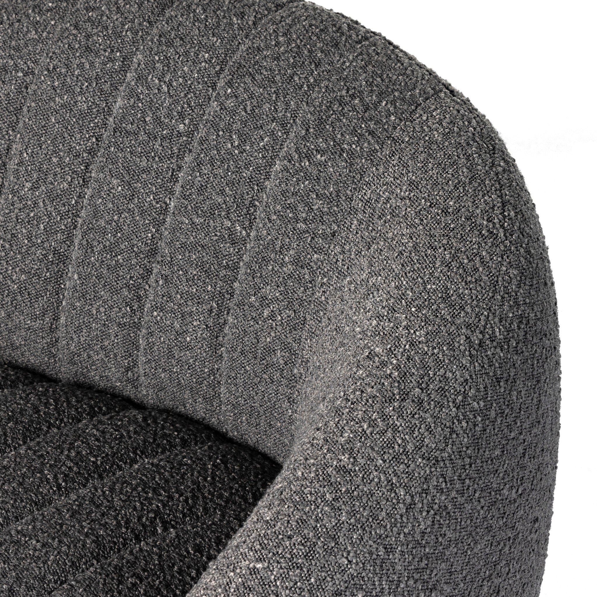 Audie Swivel Chair - Knoll Charcoal - Image 9
