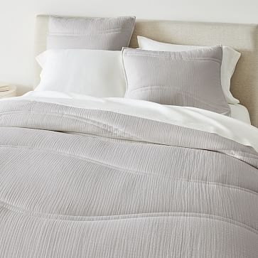 Gauze Comforter, King, White - Image 2