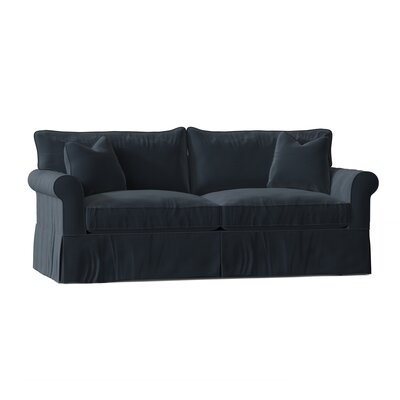 Veana 84" Rolled Arm Slipcovered Sofa - Image 0