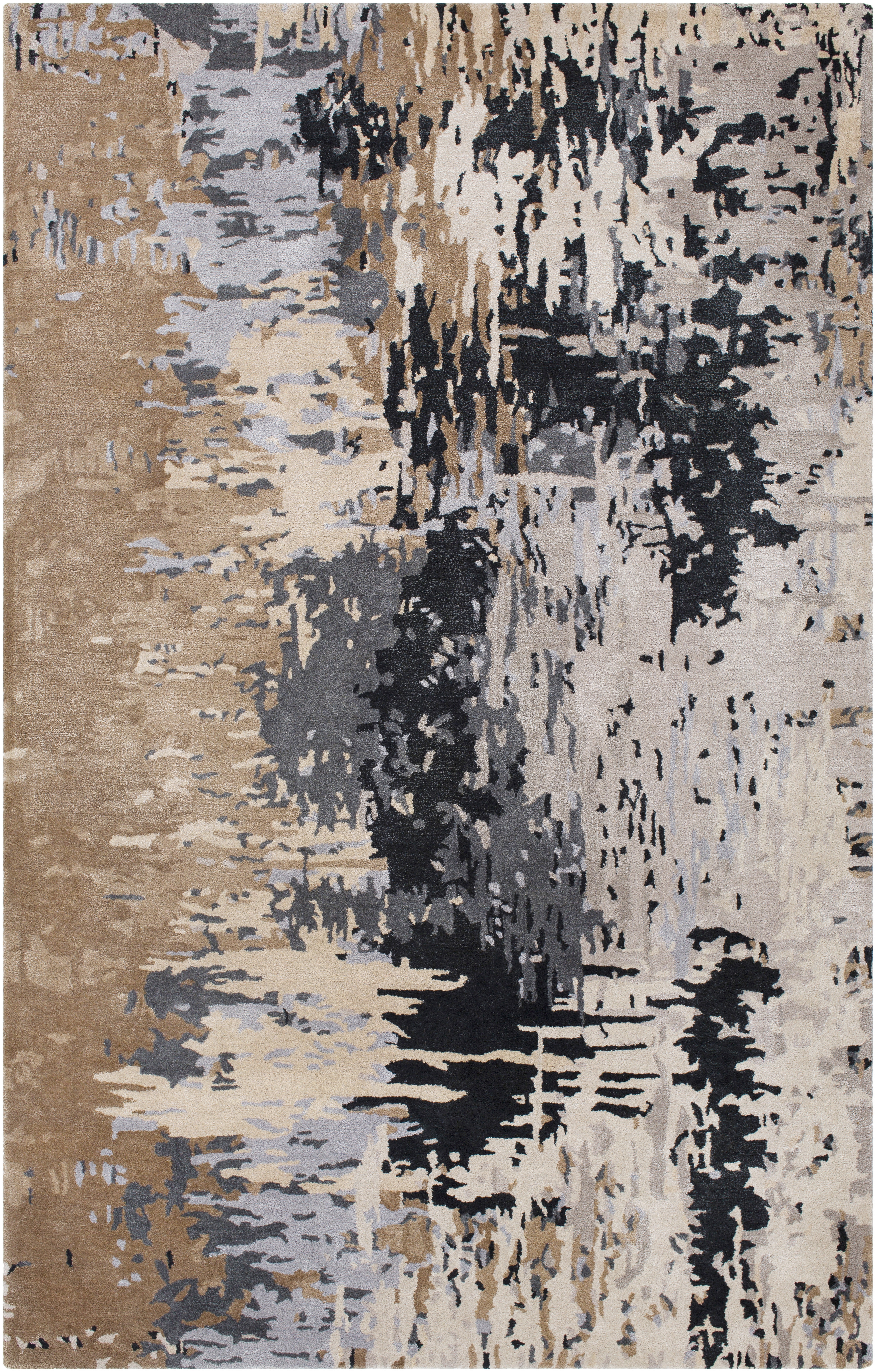 Banshee Beige Indoor 3'3" x 5'3" Handmade Rug - Image 0