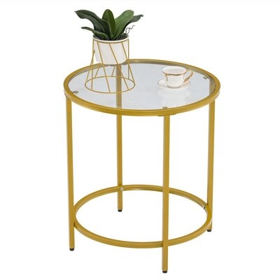 Side Table Modern Nightstand Round Side End Accent Coffee Table For Living Room - Image 0